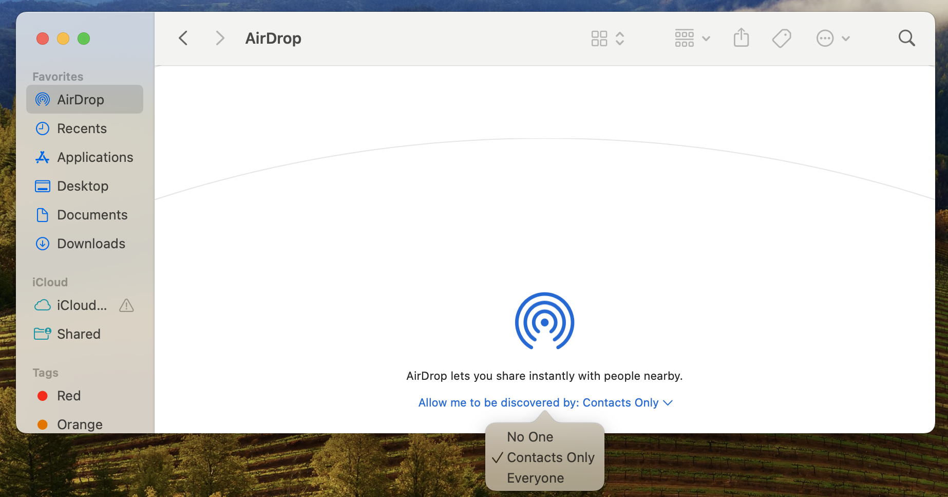 How to set up airdrop on Mac